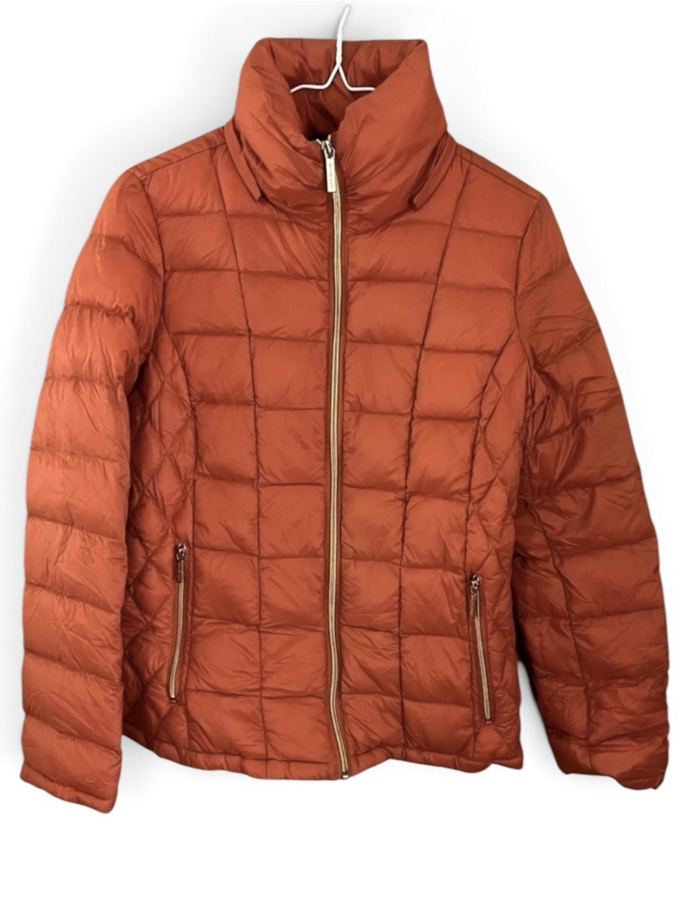 Michael Kors Orange Packable Down Puffer Jacket